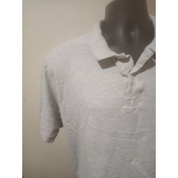 LACOSTE Size 8 Men's Solid Gray Logo Short Sleeve Cotton Golf Polo Shirt 2XL - Picture 5 of 13